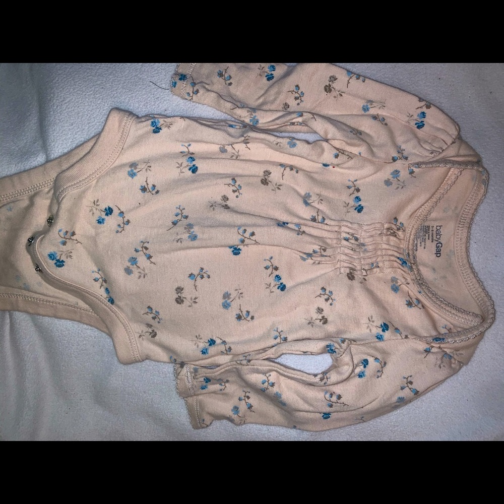 3-6M Long sleeve bodysuit